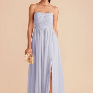 Birdy Grey Grace Dress Chiffon in Dusty Blue (size XS)